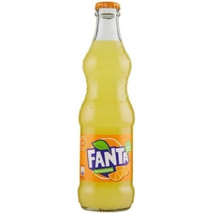 bottiglietta vetro fanta l...