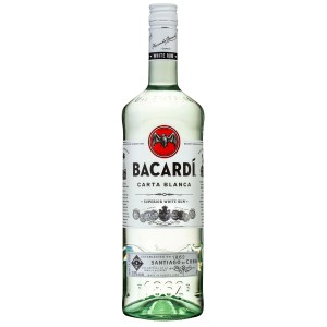 rum bacardi bianco 37°...