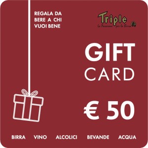 gift card 50€ tripleshop