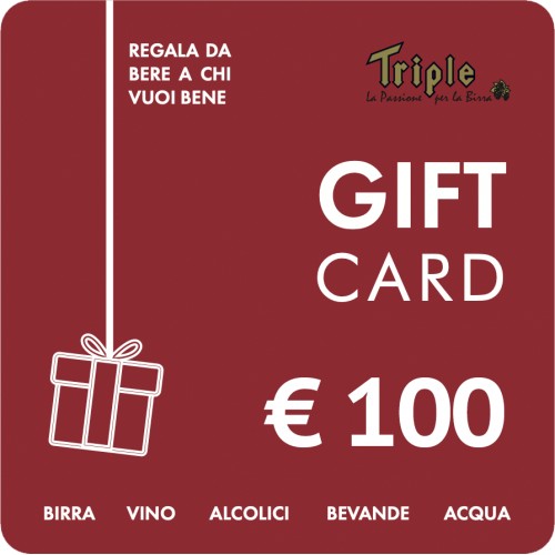 gift card 100€ tripleshop