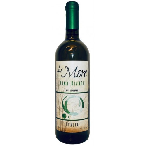 vino bianco le more 11,5° uve...